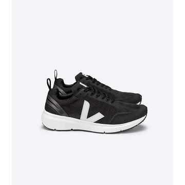 Women's Veja CONDOR 2 ALVEOMESH Running Shoes Black/White | SG 398TCE